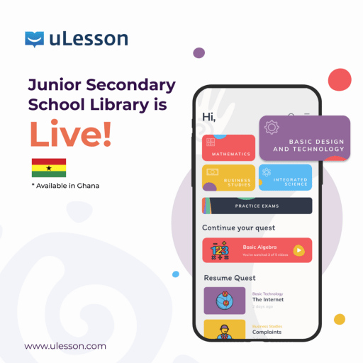 uLesson Introduces Junior Secondary School Library