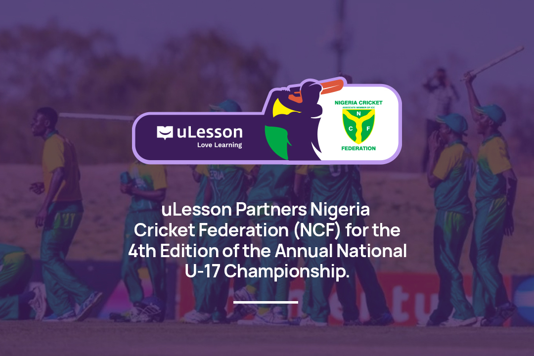 uLesson's partnership with Nigeria Cricket Federation.