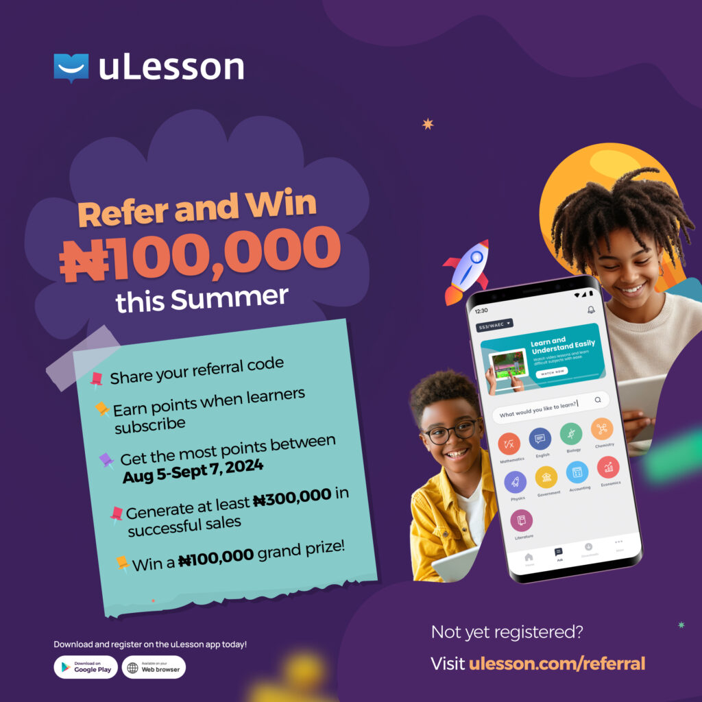 Refer and Win this Summer! uLesson 2024 Summer Referral Challenge