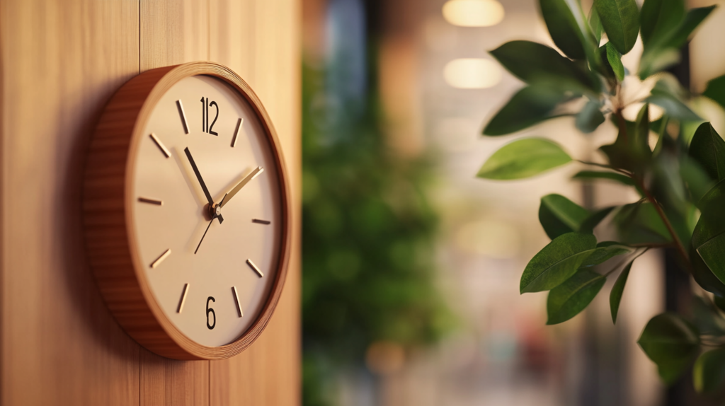 A wall clock